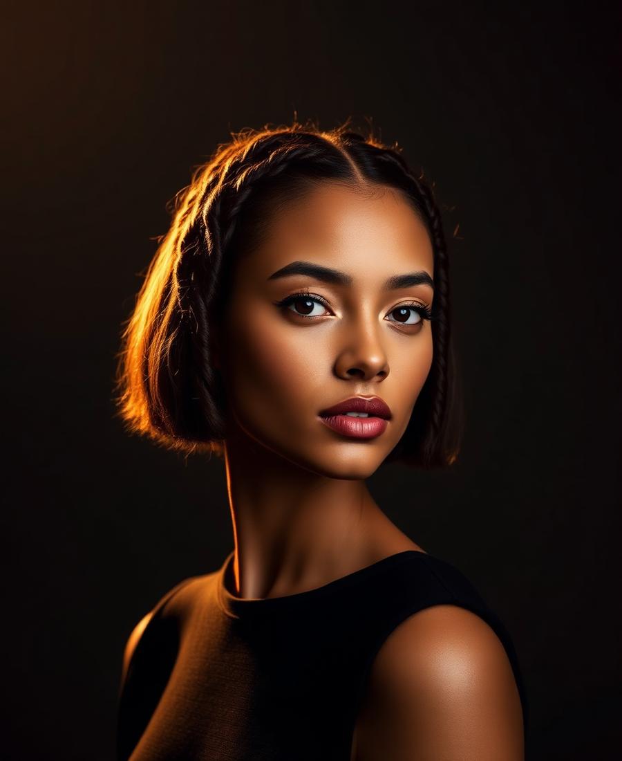 Mini twists, bob length